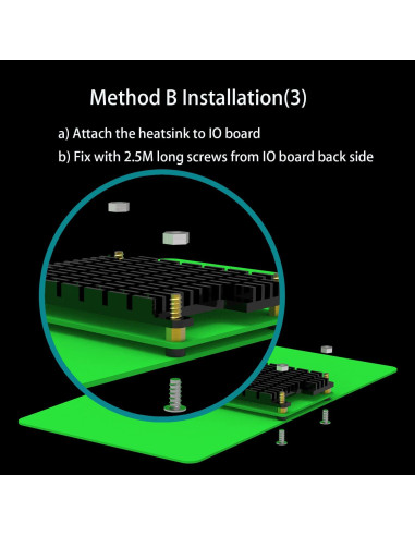 Disipador de Calor de Aluminio GLOTRENDS para Raspberry Pi CM4