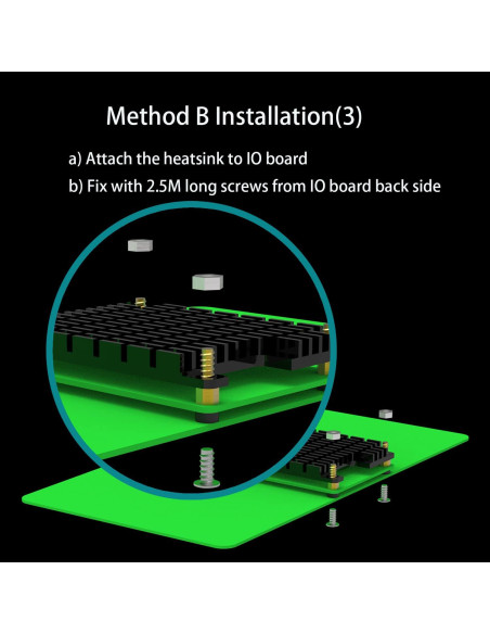 Disipador de Calor de Aluminio GLOTRENDS para Raspberry Pi CM4