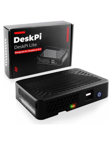 Caja DeskPi Lite GeeekPi para Raspberry Pi 4B con Ventilador