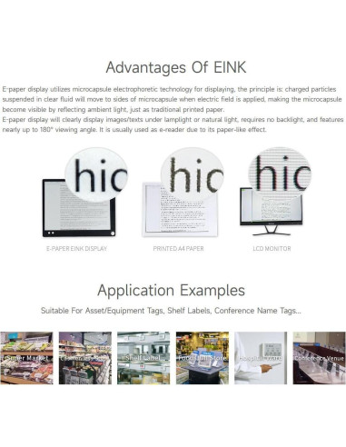 Pantalla E-Paper 13.3" Waveshare HAT 960x680 Compatible Raspberry Pi