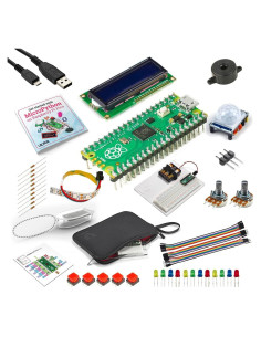 Kit de Inicio Vilros MicroPython Raspberry Pi Pico 30 Cables