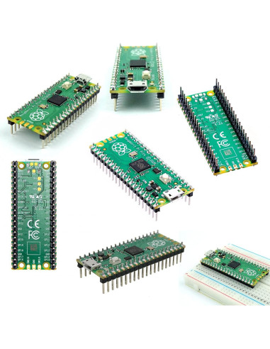 Kit de Inicio Vilros MicroPython Raspberry Pi Pico 30 Cables
