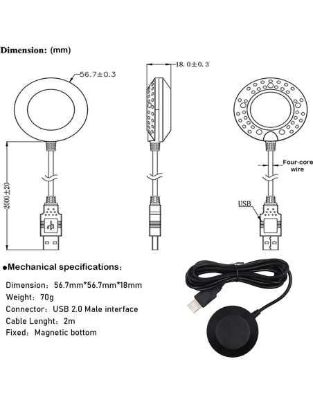 Módulo GPS BN-808 USB Geekstory con Chip M8030-KT 4M