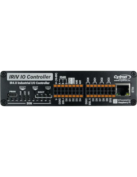 Controlador IO IRIV Cytron Raspberry Pi RP2350 E/S Industrial