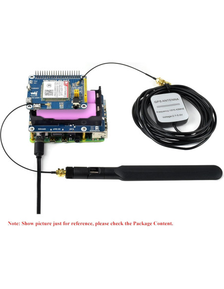 Fuente de Alimentación Ininterrumpida UPS HAT UeeKKoo para Raspberry Pi 4B/3B+