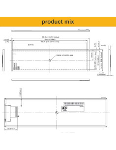 Monitor de Temperatura de CPU EDIY 8.8" IPS 1920x480 LED 2