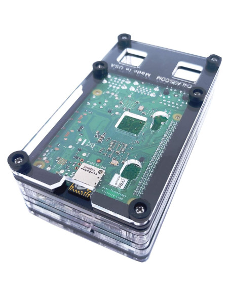 Carcasa Pantalla Nextion C4 Labs para Raspberry Pi 3B+ 3.5"