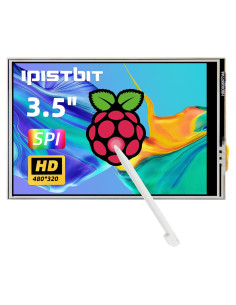 Monitor Táctil 3.5" iPistBit LCD 480x320 para Raspberry Pi