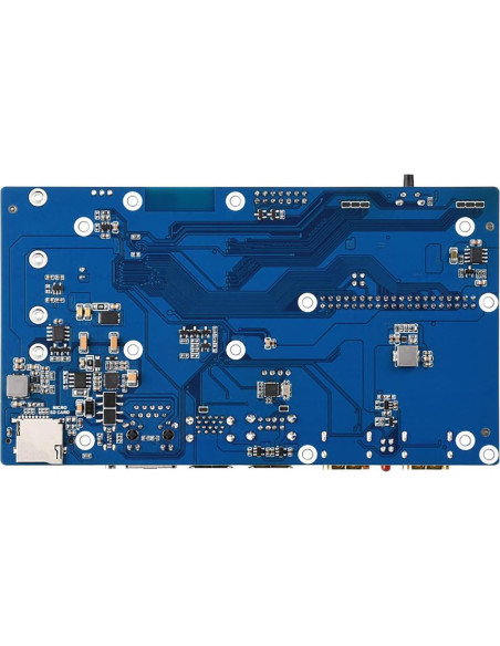 Placa Base PoE iiunius para Raspberry Pi CM5 con Soporte NVMe