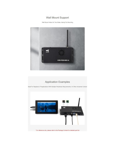 Placa Base PoE iiunius para Raspberry Pi CM5 con Soporte NVMe