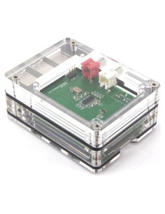 Funda Top Hat C4Labs para Raspberry Pi 3B+ y 2 - Hielo Negro