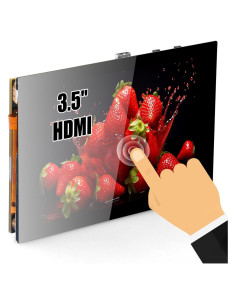 Pantalla Táctil Capacitiva OSOYOO 3.5" HDMI para Raspberry Pi
