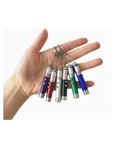 Juguete Interactivo para Gato y Perro Yiwu 6PCS Punta Láser LED