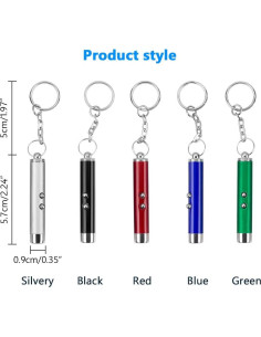 Juguete Interactivo para Gato y Perro Yiwu 6PCS Punta Láser LED 2