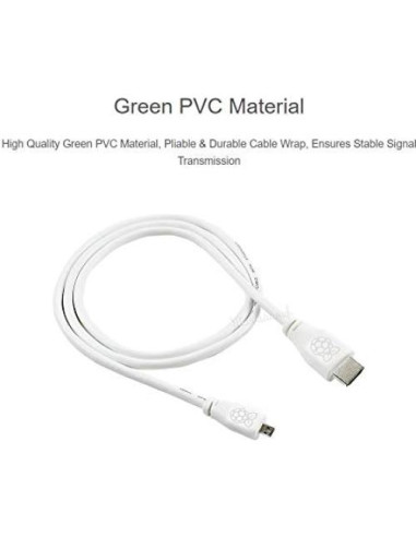 Cable Micro HDMI a HDMI TOP1 1M 4K Ultra HD Raspberry Pi 4