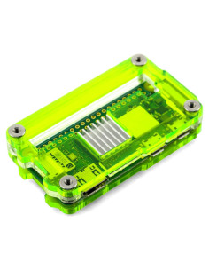 Caja Disipador C4Labs Zebra Zero 2 para Raspberry Pi Zero 2 - Lima Láser