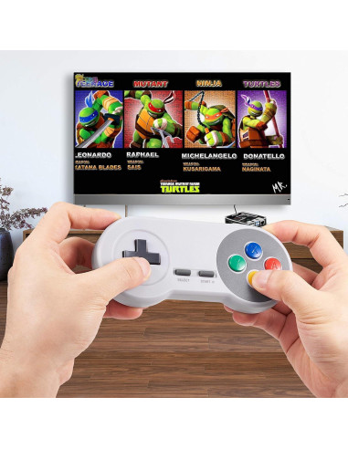 Paquete de 2 Controladores Inalámbricos USB Suily para SNES y NES