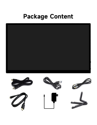 Pantalla Táctil AMOLED 13.3" 2K Waveshare 2560x1440 HDMI/Type-C