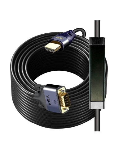 Cable HDMI a VGA 9.14m Lianjie 1080p Full HD Unidireccional