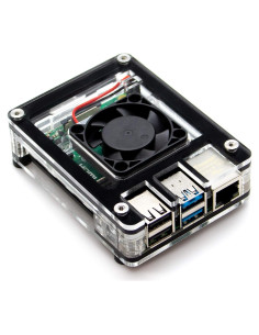 Caja Ventilador Interior C4Labs Zebra 4 para Raspberry Pi 4B