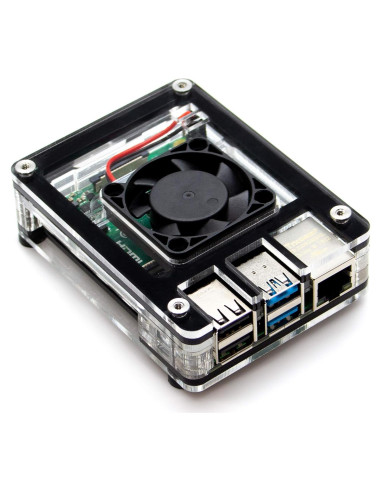 Caja Ventilador Interior C4Labs Zebra 4 para Raspberry Pi 4B