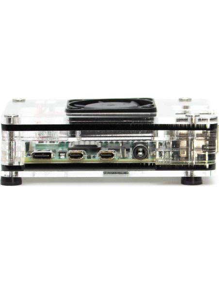 Caja Ventilador Interior C4Labs Zebra 4 para Raspberry Pi 4B