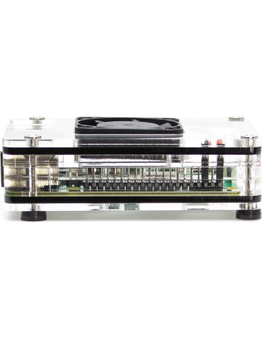 Caja Ventilador Interior C4Labs Zebra 4 para Raspberry Pi 4B