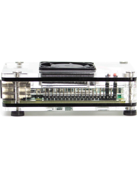 Caja Ventilador Interior C4Labs Zebra 4 para Raspberry Pi 4B