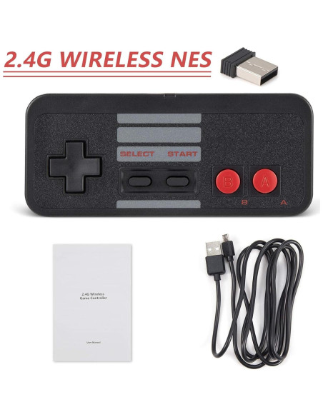 Controlador Inalámbrico KIWITATA NES USB para Juegos Retro PC