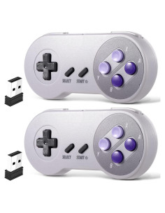 Controlador Inalámbrico USB iNNEXT SNES 2 Pack Recargable