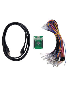 Interfaz Controlador USB Arcade Atomic Market 2 Jugadores MAME