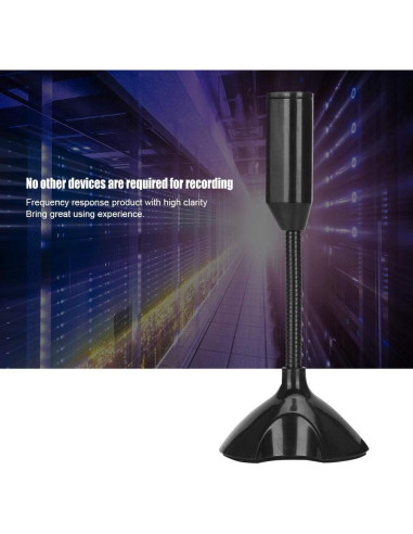 Micrófono USB Plug and Play T angxi para PC - Negro