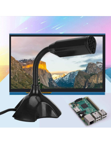 Micrófono USB Plug and Play T angxi para PC - Negro