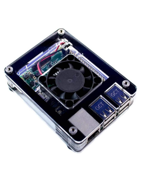 Caja ventilador interior C4Labs Zebra Classic para Raspberry Pi