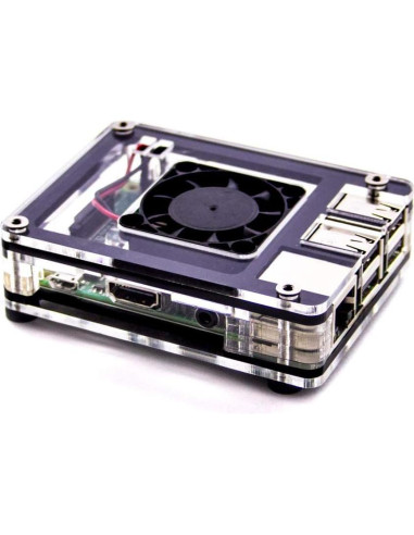 Caja ventilador interior C4Labs Zebra Classic para Raspberry Pi