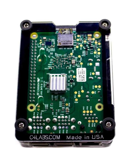 Caja ventilador interior C4Labs Zebra Classic para Raspberry Pi