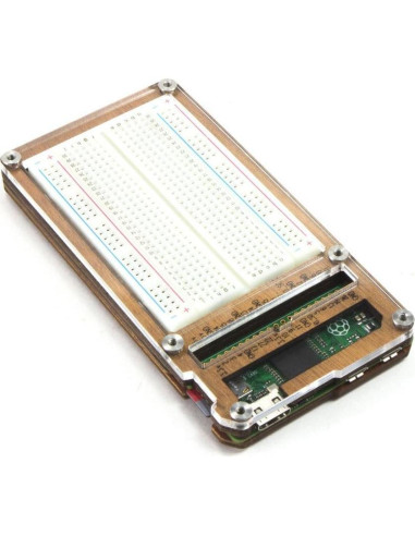 Caja Zebra Zero Plus C4Labs para Raspberry Pi Zero - Madera
