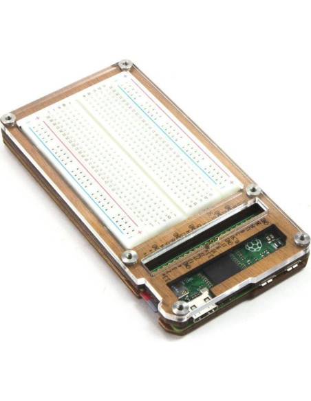 Caja Zebra Zero Plus C4Labs para Raspberry Pi Zero - Madera