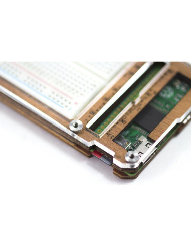 Caja Zebra Zero Plus C4Labs para Raspberry Pi Zero - Madera