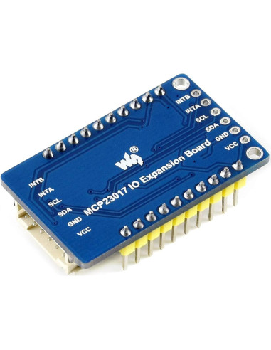 Placa de Expansión I/O Waveshare MCP23017 16 Pines I2C 3.3V/5V