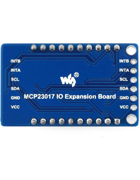 Placa de Expansión I/O Waveshare MCP23017 16 Pines I2C 3.3V/5V