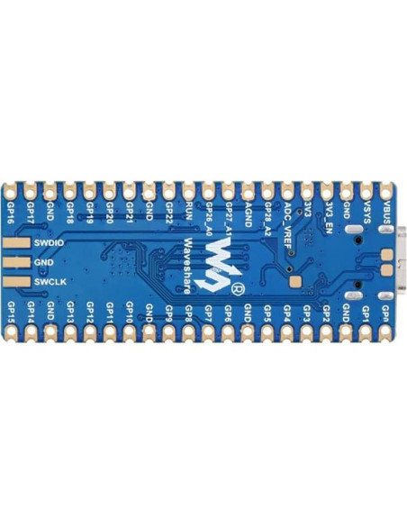 Placa Microcontrolador Coolwell RP2040-Plus 20g 133MHz USB-C