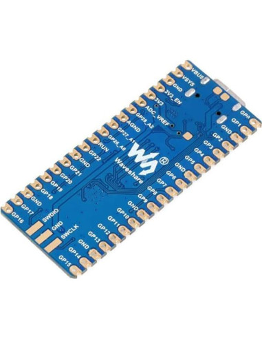 Placa Microcontrolador Coolwell RP2040-Plus 20g 133MHz USB-C