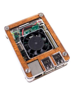 Caja ventilador interior C4Labs Zebra Classic para Raspberry Pi