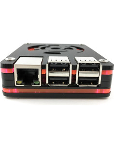 Carcasa Rosa Radium C4Labs para Raspberry Pi 3B+, 3, Pi2 y B+ 2