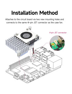 Fuente de Poder 27W USB-C + Caja Acrílica Raspberry Pi 5 2