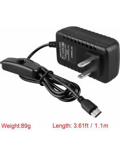 Adaptador USB Tipo C 5V 3A FITE ON para Raspberry Pi 4 2