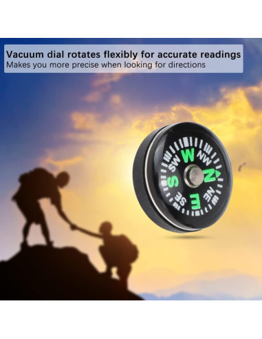 20 Piezas Mini Brújula de Supervivencia HOSTK para Camping