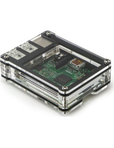 Funda Zebra Bold C4Labs para Raspberry Pi 3/2/B+ con Disipadores 2
