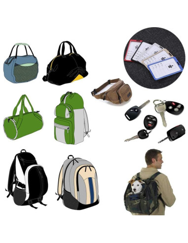 20 Piezas Mini Brújula de Supervivencia HOSTK para Camping